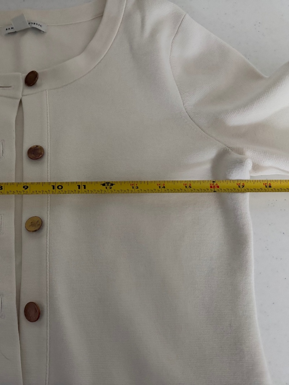 Banana Republic Cream Knit Cardigan - Picture 10 of 10